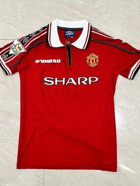 Manchester United 98/99 Home - Beckham #7 US SIZE MEDIUM